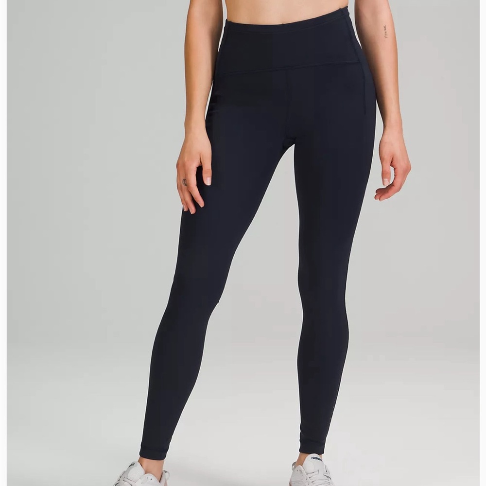 Lululemon Navy Leggings 28”